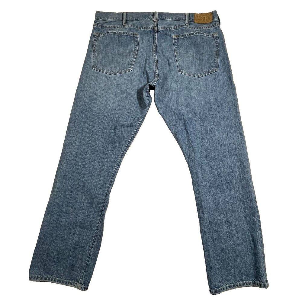 Polo Ralph Lauren Hampton Relaxed Straight Jeans 40/30 Blue Denim